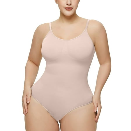 

Wiueurtly Large Seamless Bodysuit Women s Tight Corset Elastic Split Slim Bodysuit Tight Bodysuit Loose Stomach