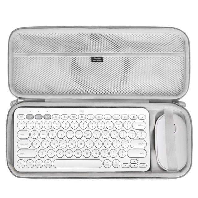 Funda para Teclado Aproca para Logitech Pebble 2 Combo Gris