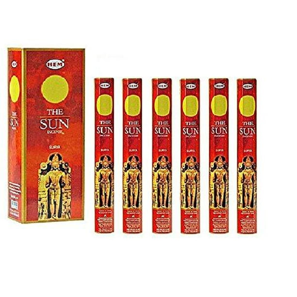 Hem The Sun Incense Sticks Surya 6 Packs Walmart Com Walmart Com