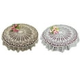 thumbnail image 2 of Nappe en Coton Nappe en Dentelle Couverture de table Ronde en Dentelle, 2 of 6