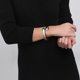 thumbnail image 4 of Brazalete tipo brazalete Joya Love Chunky Silver para mujer, 4 of 6