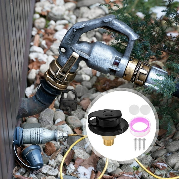 UPOUART RV Water Inlet with Leakproof Design and Built-in Filter, Easy Installation, Assorted Colors for RV Use