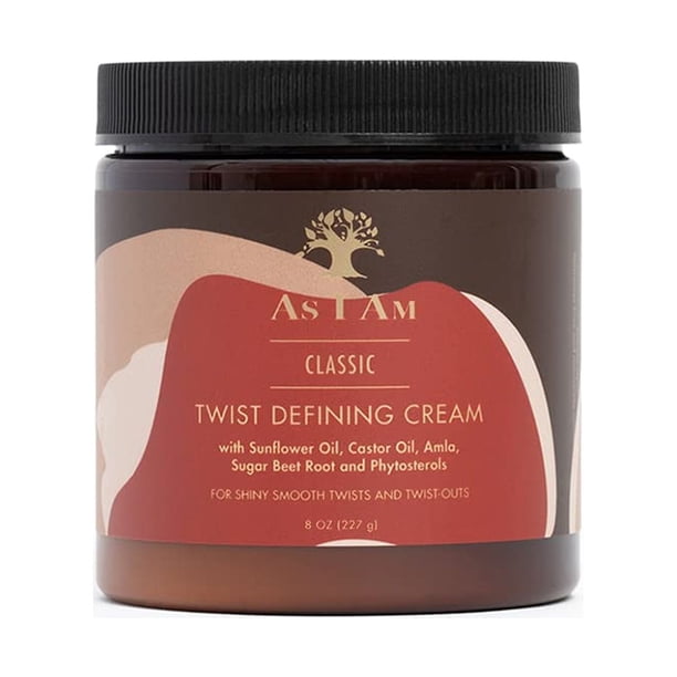 As I Am Twist Defining Cream - 8 onzas - con aceite de ricino y fitoesteroles