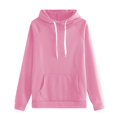 thumbnail image 4 of Chandail à Capuchon pour Femmes, Comdrip Chandail à Capuchon pour Femmes d'Automne et d'Hiver, Mode, Grande Taille, Chandails à Capuchon pour Femmes Rose m, 4 of 5