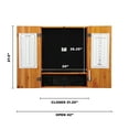 thumbnail image 4 of Viper Metropolitan Oak Steel Tip Dartboard Cabinet and Viper Shot King Bristle Dartboard, 4 of 4