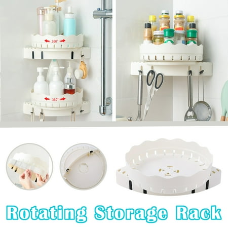 

Hxoliqit Kitchen Multifunctional Rack Rack Creative Storage Rotating Storage Wall-mounted Housekeeping & Organizers Storage Boxes Storage Bag Organizer Storage Bags
