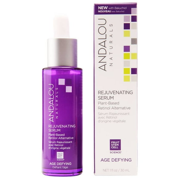 Andalou Naturals - Rejuvenating Plant Based Retinol Alternative Serum - 1 fl. oz.