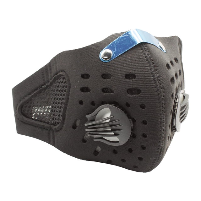 Cubrebocas Bicicleta Mascara Deportiva Neopreno Filtro Negro