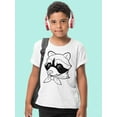 thumbnail image 2 of Raccoon With Shawl T-Shirt Juniors -Image by Shutterstock,  x-Large, 2 of 4