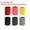 Black, Red, Rose Red, Yellow, Light Grey, Dark Grey, variant on Uxcell Sports Wristbands, Athletic Cotton Terry Cloth Absorbent Wrist Sweatband for Tennis, Multicolor 48 Pack