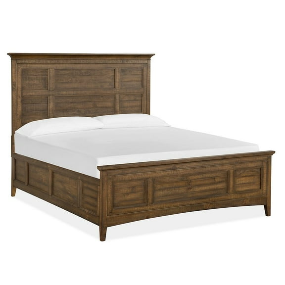 Magnussen Bay Creek Relaxed Traditional Toasted Nutmeg Queen Panel Bed