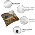 thumbnail image 4 of Acheng Throw Pillow Covers Farm with Deer Pillow Covers Soft Cozy Pillowcase Farmhouse Decorative Square Cushion Cases for Couch Sofa Bed Living Room Home Decor,2 Pcs White, 4 of 6