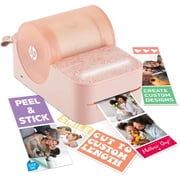 HP Sprocket Panorama Instant Portable Color Mini Photo Printers, Pink, New