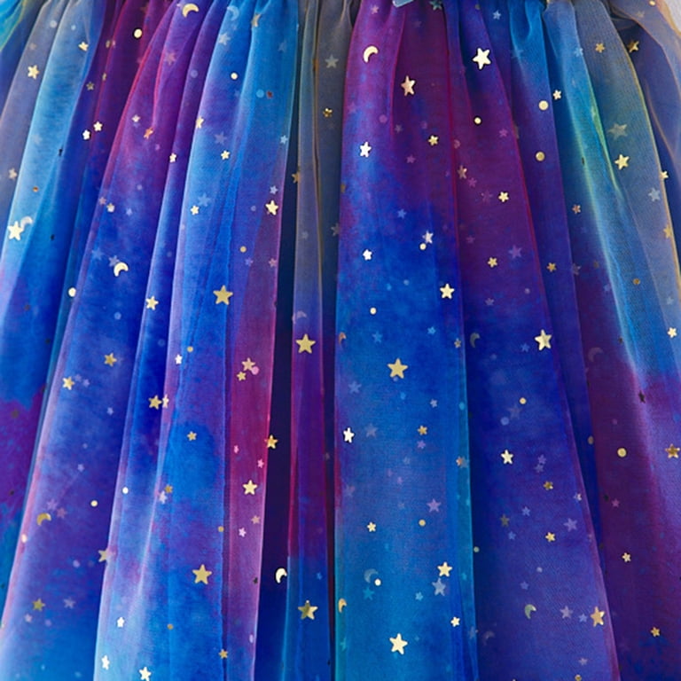 moon and stars mesh dress Sequin Moon & Star Mesh Dress