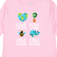 thumbnail image 4 of Inktastic Earth Day Plant a Tree Save the Bees Save the Seas Love Your Mother Earth Boys or Girls Long Sleeve Toddler T-Shirt, 4 of 5