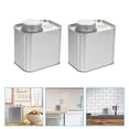 thumbnail image 2 of KAKOWELY tea canister 2pcs Coffee Canisters Multi-function Tea Tins Storage Jars Tea Leaf Containers4.57"X3.94"X2.36", 2 of 5