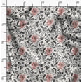 thumbnail image 2 of Soimoi Poly Taffeta White Fabric By the Yard - 56 Inch Wide - Florals Print Fabric - Elegant and Timeless Patterns for Fashion and Home Decor Printed Fabric, 2 of 6