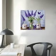 thumbnail image 3 of Nawypu Farmhouse Bathroom Decor Wall Art Purple Lavender Bathroom Pictures for Wall Rustic Country Bathroom Canvas Prints Bathroom Sign Painting Framed Artwork Decor for Bathroom Bedroom, 3 of 4