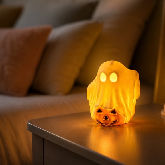 Eolstice Halloween Ghost String Lights, Waterproof LED, Battery Operated, Spooky Hanging Decor, Flickering Lights, for Indoor Outdoor, Home, Yard, Patio