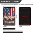 thumbnail image 3 of FUIALDOLG RV Door Window Shade Cover, Foldable Sun Shade Windshield Blackout Shower Curtains Coverage Accessories Fits for Most RV Interior Door American Flag Dwarf (17.3" X 26"), 3 of 7