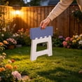 thumbnail image 4 of Folding Plastic Step Stool with Non-Slip Top, Heavy Duty Portable Design, 28 x 22.5 x 19.5 cm, Lightweight Foldable Step for Kids and Adults, Multi-Color Options, 4 of 6