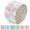 Macaron, variant on BCOOSS Jelly Roll Fabric Strips for Quilting and Sewing 80 Strips 2.5" x20" Floral Precut Fabric Bundle,Sage Green