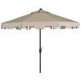 thumbnail image 3 of Safavieh Collection Extérieure Zimmerman Parasol de Marché à Manivelle avec Rabat, 3 of 4
