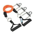 thumbnail image 1 of 3 bandas de resistencia con anclajes de pared y asa para entrenamiento pesado. Banda Naranja, 1 of 9