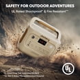 thumbnail image 4 of Jackery Solar Generator 1000v2 Dune White with 2x100W Light Solar Panels,1070Wh Portable Power Station,LiFePO4 Battery, 1500W AC Output, Flexible&Lightweight Solar Kit for RV,Camping, 4 of 9
