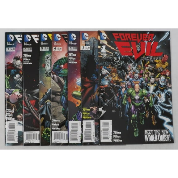Forever Evil #1-7 VF/NM complete series Lex Luthor ; DC