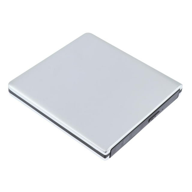 USB 3.0 Thin Aluminio Externo / -RAM Unidad Regrabadora Quemador Plata perfke Unidad externa de DVD RW