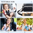 thumbnail image 5 of Qxltty Black Cat Angel Car Seat Strap Pads are Soft and Snug Fitting for All Cars Backpacks Pushchair 10×7.7in, 5 of 8