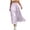 Purple, variant on ITSAME Girls Long Skirt, Cotton Breathable Loose Fit Elastic Waist Summer Comfortable Fashion Casual Skirt White 13-14T