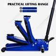 thumbnail image 2 of Floor Jack 3Ton/6600lbs.Dual Piston Fast Lifting Pump.Ultra Low Profile Floor Jack with Foot Pedal,Lifting Range 3.1"-20".Heavy Duty Hydraulic Racing Car Jack for MVPs,SUVs and Trucks.Trolley Jack, 2 of 18