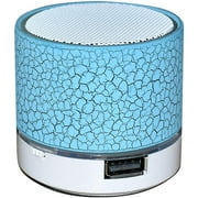 Bluetooth Speakers, A9 Mini Crack LED Light Bluetooth Speaker U Disk TF Card Subwoofer Music Player, Blue Toothed Speakers, Porable Speakers Blue
