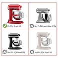 thumbnail image 4 of Batidor plano MEILEYII para batidora de pie KitchenAid de 7 QT, 4 of 7