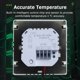 thumbnail image 4 of Controlador de temperatura del termostato inteligente Wifi para calefacción eléctrica Pantalla LCD Pantalla táctil Semana Control de aplicación programable Termostatos de calefacción por suelo, 4 of 5