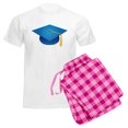 thumbnail image 6 of CafePress - Blue Graduation Cap Men's Light Pajamas - Men's Light Loose Fit Cotton Pajama Set, 6 of 7
