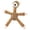 Light Brown, variant on Pink Pig Squeaky Plush Dog Toy Corduroy Stretchy Limbs Chew Toy for Small Medium Dogs Interactive Play