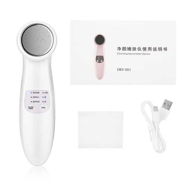 Instrumento De Importación De Aniones Usb, Máquina De Belleza Facial, Terapia De Ultrasonido, Rejuvenecimiento De La Piel Facial Moyic CE001922-00