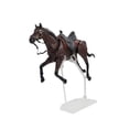 thumbnail image 3 of Colección de figuras de caballos, simulación creativa con soporte, animal de granja, poni, acción Marrón, 3 of 6