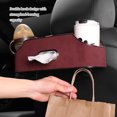 thumbnail image 3 of Scienceny Práctico organizador de coche Fácil acceso a soluciones de almacenamiento multifuncional Accesorios interiores Organizador de asiento Automoción decorativa y accesorios piel beige, 3 of 6