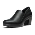 thumbnail image 1 of Zapatos DREAM PAIRS Tacones Bajos y Anchos Slip-On Negros, 1 of 9