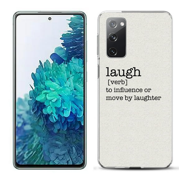 Slim-Fit Gel TPU Phone Case for Samsung Galaxy S20 FE 5G Fan Edition, by OneToughShield ® - Dictionary/Laugh