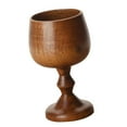 thumbnail image 4 of Wooden Goblet Primitive Cup Handcrafted 13cm, 4 of 6