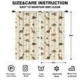 thumbnail image 2 of Blackout Kids Curtains,Beige Origami Dinosaurs Pattern Childrens Insulated Curtains Set Of 2,Bedroom Essentials,Toddler Room Decor 42"x84", 2 of 5