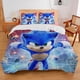thumbnail image 2 of Juegos de cama tamaño king de Sonic The Hedgehog, sábanas con estampado de anime Harajuku, fundas de edredón para cosplay, fundas de almohada, funda de edredón para dormitorio, 2 of 5
