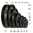 thumbnail image 2 of HAJEX | 85 LB (38.5 kg) Cast Iron Weight Plates' Stacks with 6 ft Bar (2-inch sleeves), 2 of 3