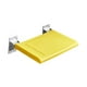 thumbnail image 5 of Asiento de ducha plegable perfecl montado en la pared amarillo, 5 of 8