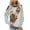 Multicolor-8, variant on Women's Christmas Fleece Sweatshirt Long Sleeve Crew Neck Santa Claus Christmas Tree Graphic Print Casual Loose Hoodies for Holiday Party Multicolor-2 S